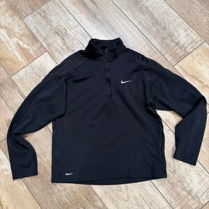 Nike | 1/4 Zip Black Jacket Top